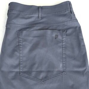Public Rec Workday Pant Men Grey Performance 5-Pocket Straight Trousers Sz 40X28